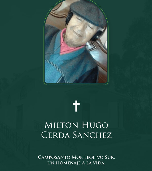 Honramos su memoria.